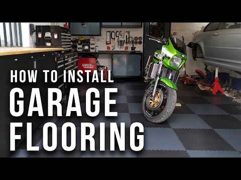 How to Install Ecotile Garage Flooring - Durable PVC Interlocking Tiles