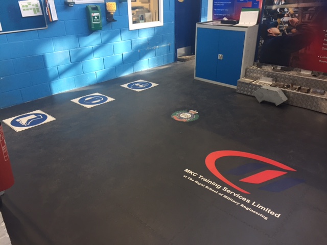 MKC Training Services Ltd (MKCTS) New Floor - Ecotile Case Study UK